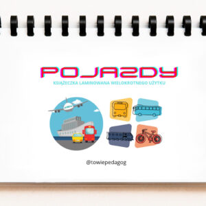 Książeczka laminowana (manipulacyjna) - Pojazdy