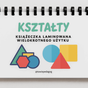 Książeczka laminowana (manipulacyjna) - Kształty