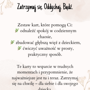 Karty uważności dla rodzica